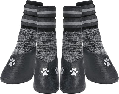 Socks for the Dog Anti-Slip Dog Socks with Adjustable Strap for Indoor Hardwood Traction Control